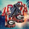 Georgia Bulldogs NCAA Flower Aloha Hawaiian Shirt 10, NCAA Hawaiian Shirt