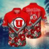 Utah Utes NCAA Flower Aloha Hawaiian Shirt 4, NCAA Hawaiian Shirt