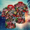 Utah Utes NCAA Flower Aloha Hawaiian Shirt 6, NCAA Hawaiian Shirt