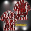 Indiana Hoosiers Aloha Hawaiian Shirt Custom Your Name, NCAA Hawaiian Shirt