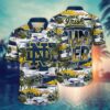 Notre Dame Fighting Irish NCAA Flower Aloha Hawaiian Shirt 8, NCAA Hawaiian Shirt