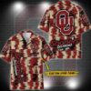 Oklahoma Sooners Aloha Hawaiian Shirt Custom Your Name, NCAA Hawaiian Shirt