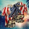 Purdue Boilermakers NCAA Flower Aloha Hawaiian Shirt 10, NCAA Hawaiian Shirt