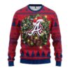 Atlanta Braves Santa Hat Ugly Christmas Sweater, MLB Christmas Sweater