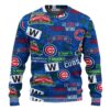 Chicago Cubs Baseball Ugly Christmas Sweater, MLB Christmas Sweater