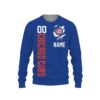 Chicago Cubs Custom Name Number Ugly Christmas Sweater, MLB Christmas Sweater