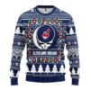 Cleveland Indians Grateful Dead Ugly Christmas Sweater, MLB Christmas Sweater