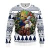 Detroit Tigers Groot Hug Ugly Christmas Sweater, MLB Christmas Sweater