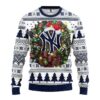 New York Yankees Santa Hat Ugly Christmas Sweater, MLB Christmas Sweater