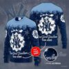New York Yankees Snow Christmas Custom Ugly Christmas Sweater, MLB Christmas Sweater
