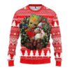 Philadelphia Phillies Groot Hug Ugly Christmas Sweater, MLB Christmas Sweater