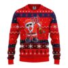 Washington Nationals Dabbing Santa Claus Ugly Christmas Sweater, MLB Christmas Sweater