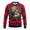 Washington Nationals Groot Hug Ugly Christmas Sweater, MLB Christmas Sweater