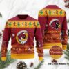 Arizona Cardinals Grateful Dead SKull And Bears Custom Name NFL Football Christmas Ugly Sweater, NFL Christmas Sweater