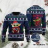 Baby Yoda New England Patriots Ugly Christmas Sweater, NFL Christmas Sweater