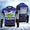 Baltimore Ravens  Grinch Cute Ugly Christmas Sweater, NFL Christmas Sweater