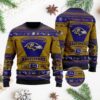 Baltimore Ravens Custom Ugly Christmas Sweater, NFL Christmas Sweater