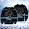 Carolina Panthers Player Rushing Ugly Christmas Sweater, NFL Christmas Sweater