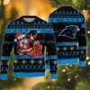 Carolina Panthers Santa Claus Dabbing Ugly Christmas Sweater, NFL Christmas Sweater