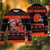 Cleveland Browns Santa Claus Dabbing Ugly Christmas Sweater, NFL Christmas Sweater