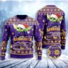 Cute Baby Yoda Grogu Minnesota Vikings Ugly Christmas Sweater, NFL Christmas Sweater