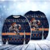 Denver Broncos Player Rushing Ugly Christmas Sweater, NFL Christmas Sweater