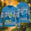 Detroit Lions Grinch Stolen Ugly Christmas Sweater, NFL Christmas Sweater