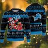 Detroit Lions Santa Claus Dabbing Ugly Christmas Sweater, NFL Christmas Sweater