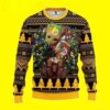 Grateful Dead Sweatshirt Knitted Green Bay Packers Ugly Christmas Sweater, NFL Christmas Sweater
