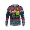Houston Texans Baby Groot And Grinch Best Friends Ugly Christmas Sweater, NFL Christmas Sweater
