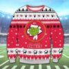 Kansas City Chiefs Cute Grinch Ugly Christmas Sweater, NFL Christmas Sweater