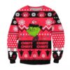 Kansas City Chiefs Grinch Cunningly Smile Nfl Ugly Christmas Sweater, NFL Christmas Sweater