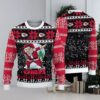 Kansas City Chiefs Santa Claus Dabbing Hoho Ugly Christmas Sweater, NFL Christmas Sweater