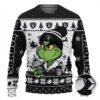 Las Vegas Raiders The Grinch Drink Coffee Ugly Christmas Sweater, NFL Christmas Sweater