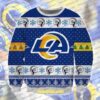 Los Angeles Rams Big Logo Ugly Christmas Sweater, NFL Christmas Sweater