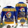 Los Angeles Rams Grateful Dead SKull And Bears Ugly Christmas Sweater, NFL Christmas Sweater