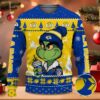 Los Angeles Rams The Grinch Drink Coffee Ugly Christmas Sweater, NFL Christmas Sweater