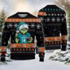 Miami Dolphins Grinch Custom Chrismas Ugly Sweater, NFL Christmas Sweater