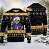 Minnesota Vikings Grinch Custom Ugly Chrismas Sweater, NFL Christmas Sweater