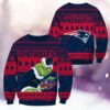 New England Patriots Grinch Stolen Ugly Christmas Sweater, NFL Christmas Sweater
