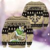 New Orleans Saints Grinch Stolen Ugly Christmas Sweater, NFL Christmas Sweater