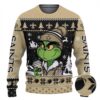 New Orleans Saints The Grinch Drink Coffee Ugly Christmas Sweater, NFL Christmas Sweater