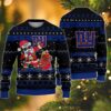 New York Giants Santa Claus Dabbing  Ugly Christmas Sweater, NFL Christmas Sweater