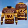Personalized Washington Commanders Commanders Ugly Christmas Sweater, NFL Christmas Sweater