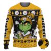 Pittsburgh Steelers The Grinch Drink Coffee Ugly Christmas Sweater, NFL Christmas Sweater