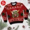 San Francisco 49ers Baby Yoda Christmas Ugly Sweater, NFL Christmas Sweater