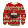San Francisco 49ers Skull Wings Nfl Ugly Christmas Sweater, NFL Christmas Sweater