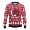 Skull Arizona Cardinals NFL Ugly Christmas Sweater, NFL Christmas Sweater