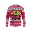 Tampa Bay Buccaneers Baby Groot And Grinch Best Friends Ugly Christmas Sweater, NFL Christmas Sweater