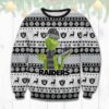 The Grinch Las Vegas Raiders Christmas Sweater, NFL Christmas Sweater